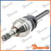 Demi-Arbre de Transmission droite pour OPEL | NPW-PL-075, 25730